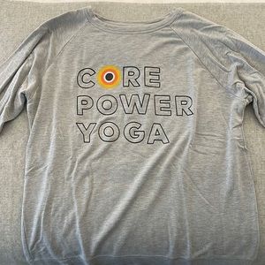 Daydreamer CorePower Yoga Soft Gray Sweatshirt
